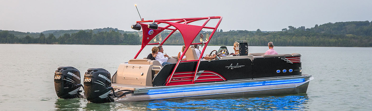 2018 Avalon Pontoon Boats Ambassador Rear J Lounge for sale in Marsh Brothers, Inc., Quincy, Michigan