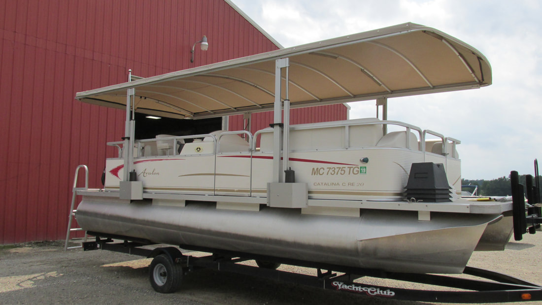 Bluewater Pontoon Tops Marsh Brothers Inc Quincy Michigan