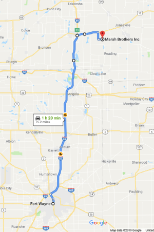 Indiana / Ohio directions